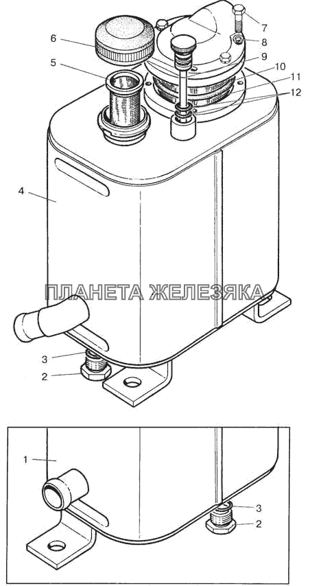 Бак МТЗ-922